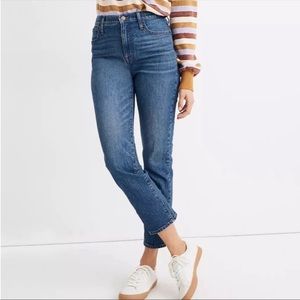 NWT Madewell Classic Straight Jeans Coldbrook Wash